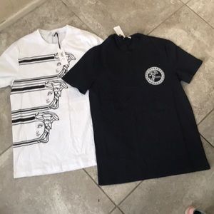 Two Versace Collection tees